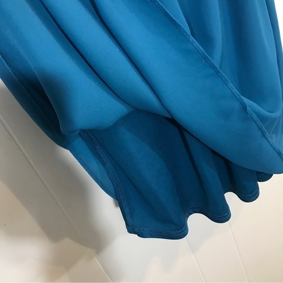 Thyme Maternity Teal High Waist Sleeveless Dress XS - Picture 3 of 5